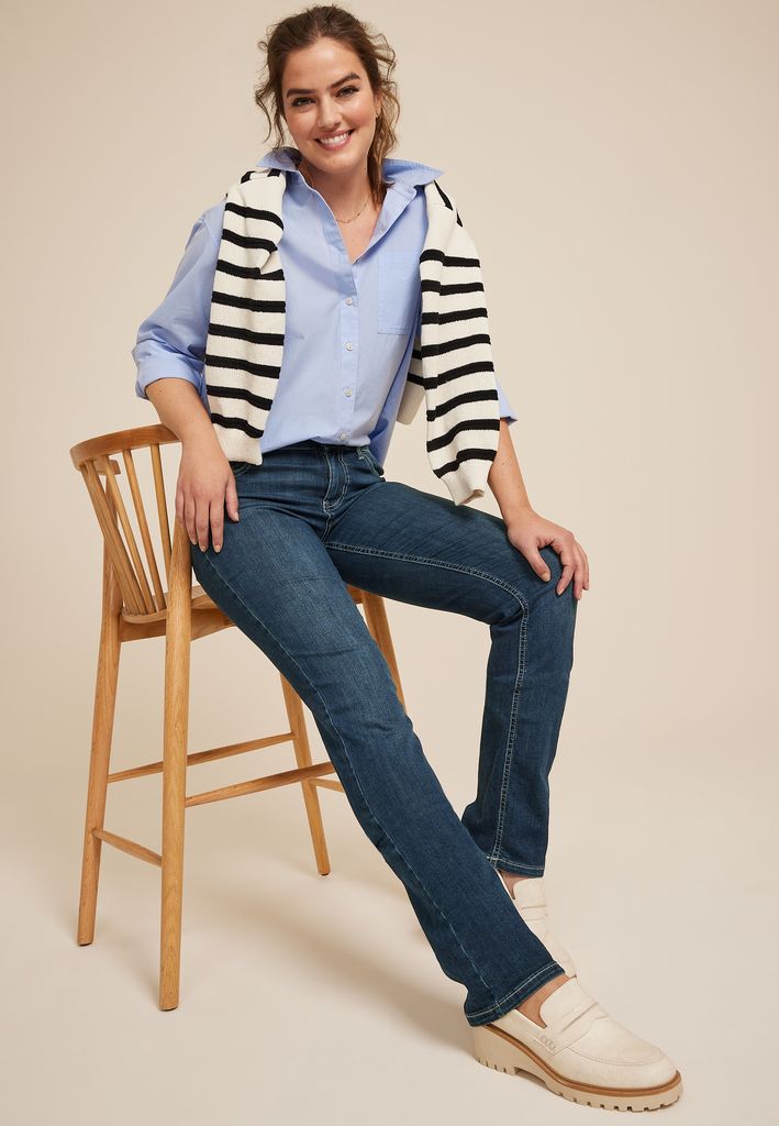 m jeans by maurices™ Classic Straight Mid Rise Jean - Image 3