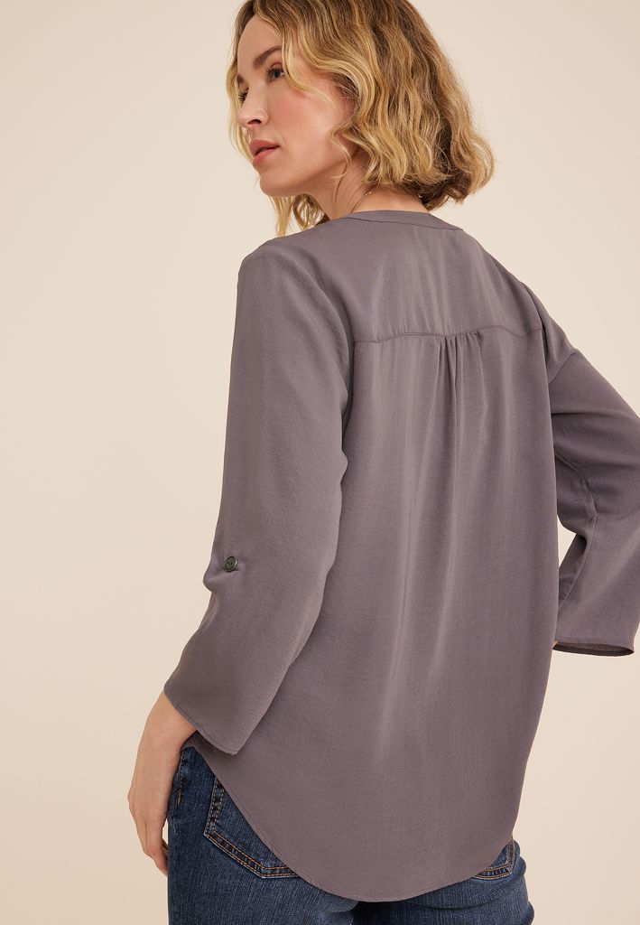 Atwood 3/4 Sleeve Popover Blouse - Image 2