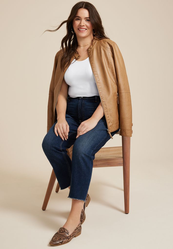 Plus Size Scoop Neck Tunic Tank Top - Image 3