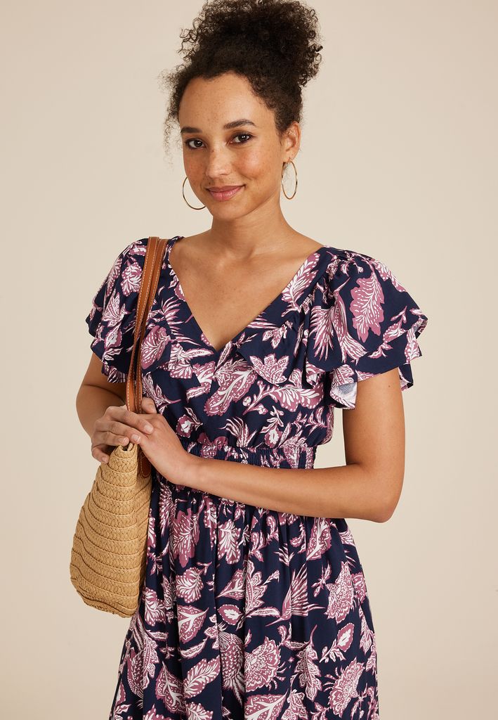 Flutter Smocked Midi Dress - Image 3