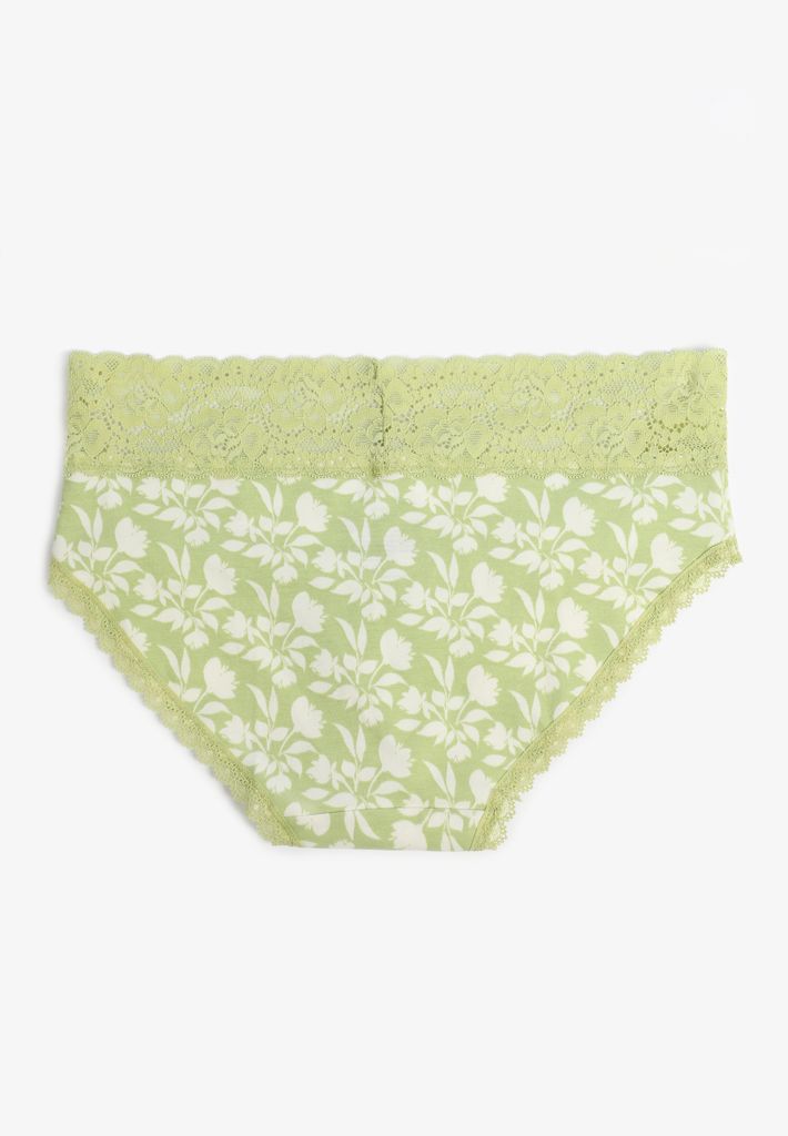 Simply Comfy Cotton Floral Hipster Panty - Image 2