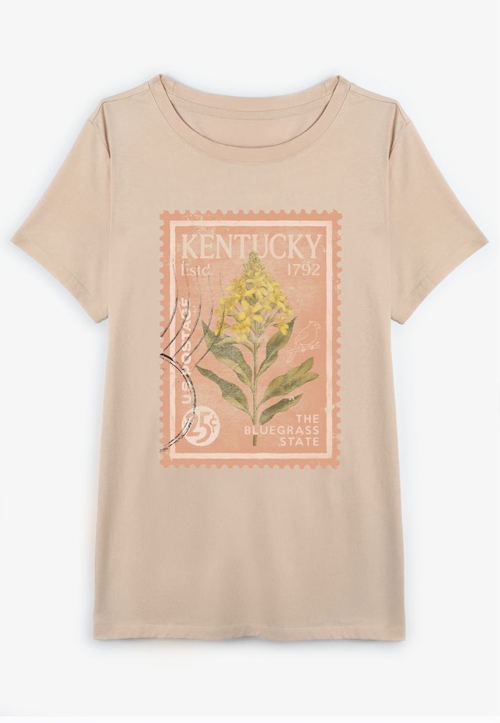 Plus Size State Stamp Classic Fit Graphic Tee
