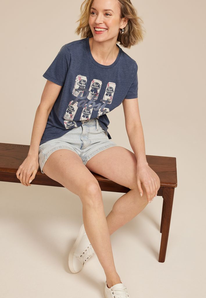Pabst Stacked Classic Fit Graphic Tee - Image 3