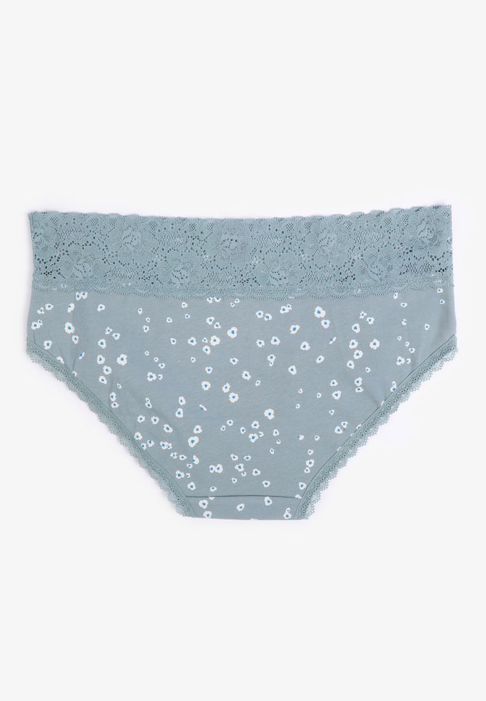 Simply Comfy Cotton Floral Hipster Panty - Image 2