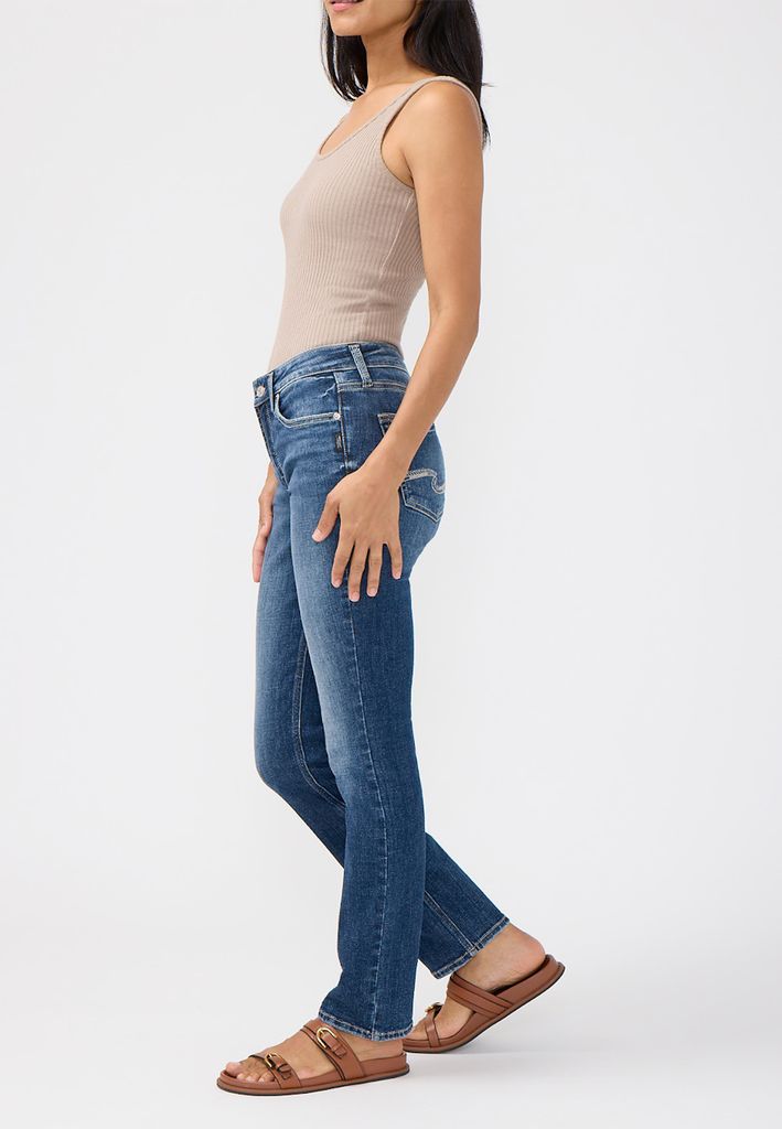 Silver Jeans Co.® Most Wanted Mid Rise Straight Jean - Image 3