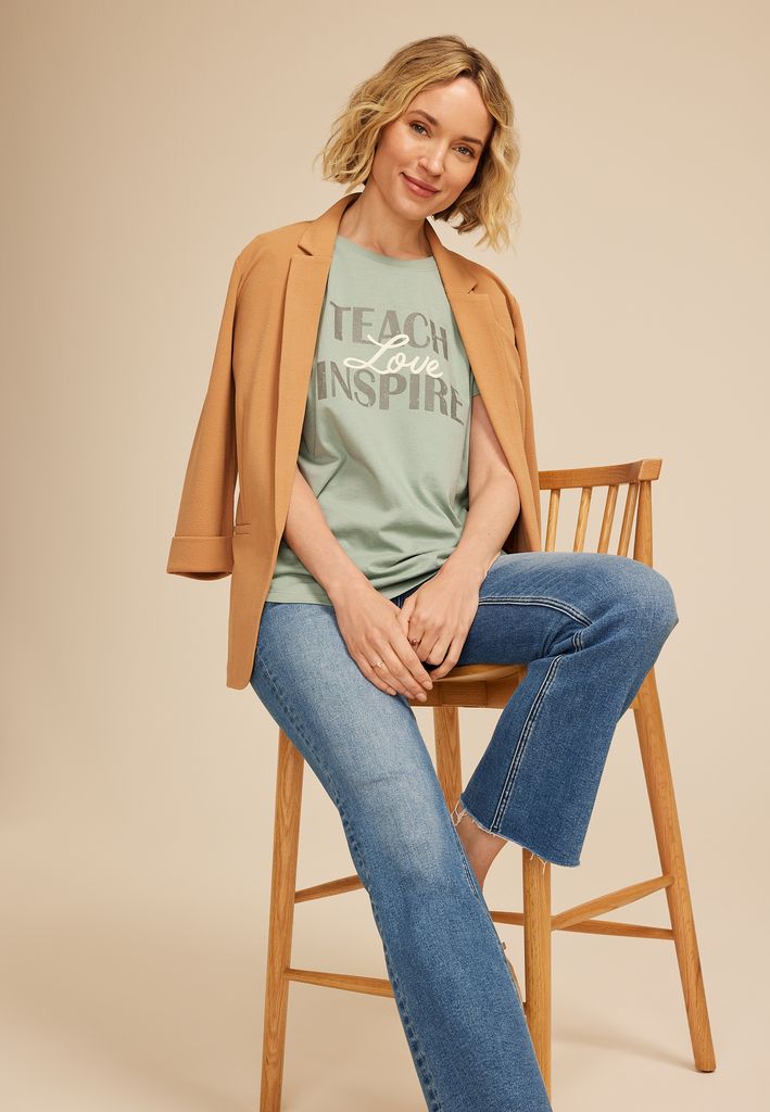 Teach Love Inspire Classic Fit Graphic Tee - Image 3