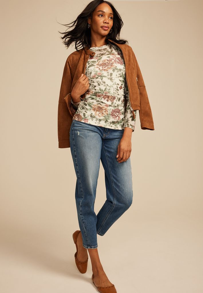 Floral Mesh Blouse - Image 3