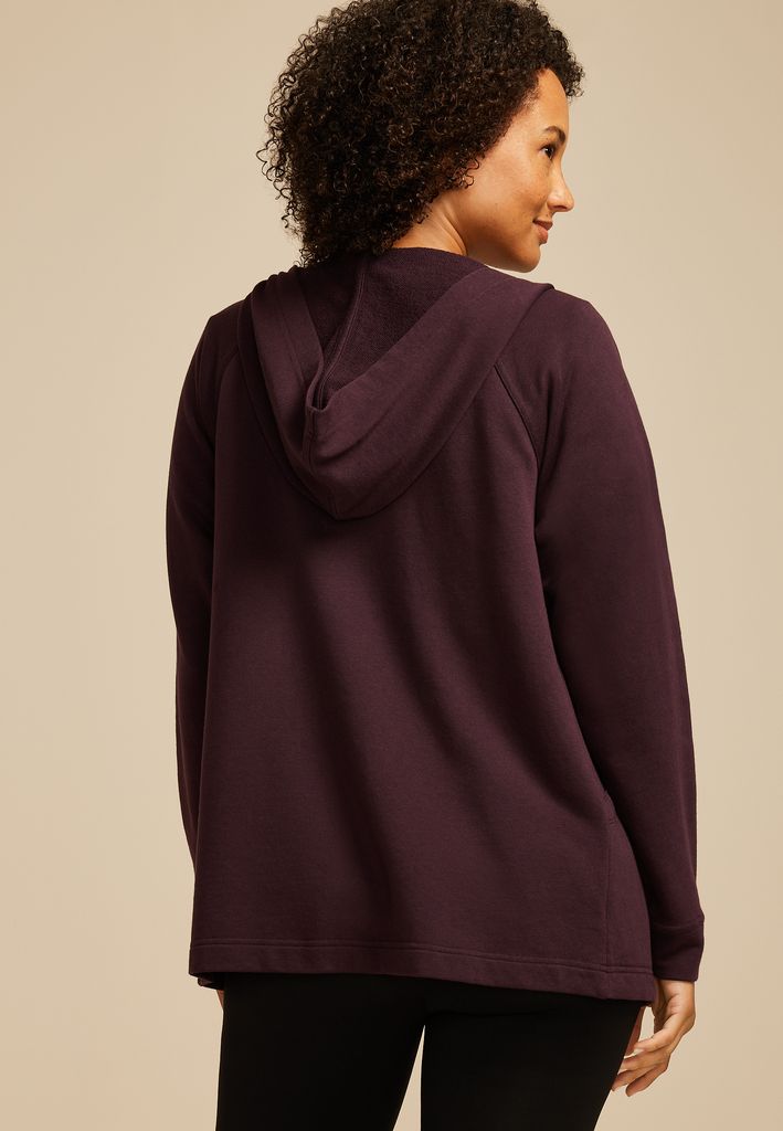 French Terry Hooded Cardigan - Image 2