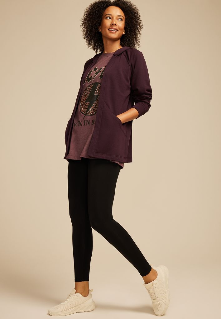 French Terry Hooded Cardigan - Image 3