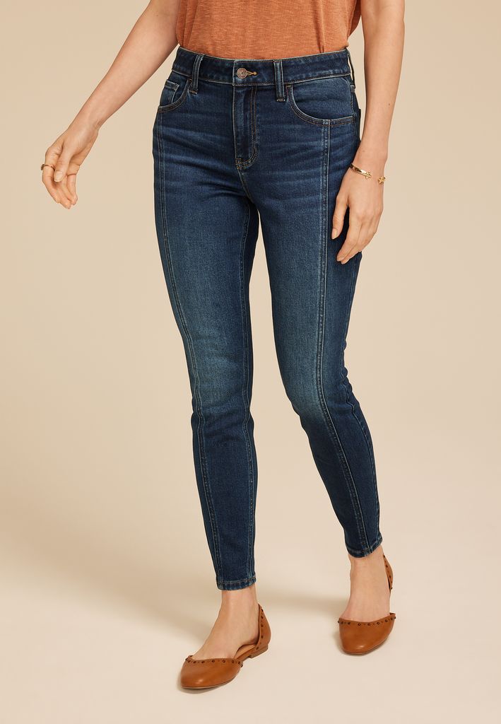 m jeans by maurices™ Dark High Rise Side Seam Jegging - Image 3