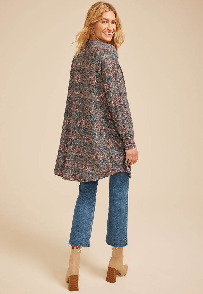 Hacci Printed Cardigan - Image 2