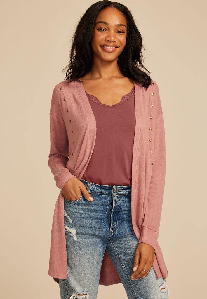 Hacci Studded Cardigan