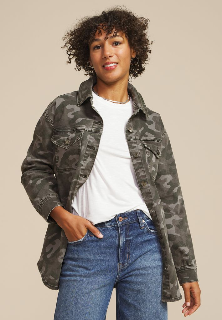 Camo Shacket