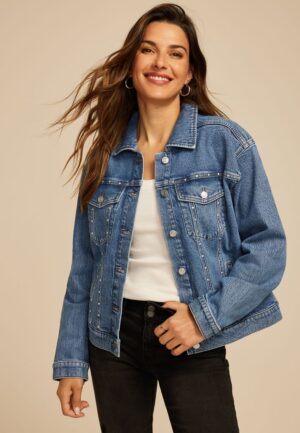 Studded Denim Jacket