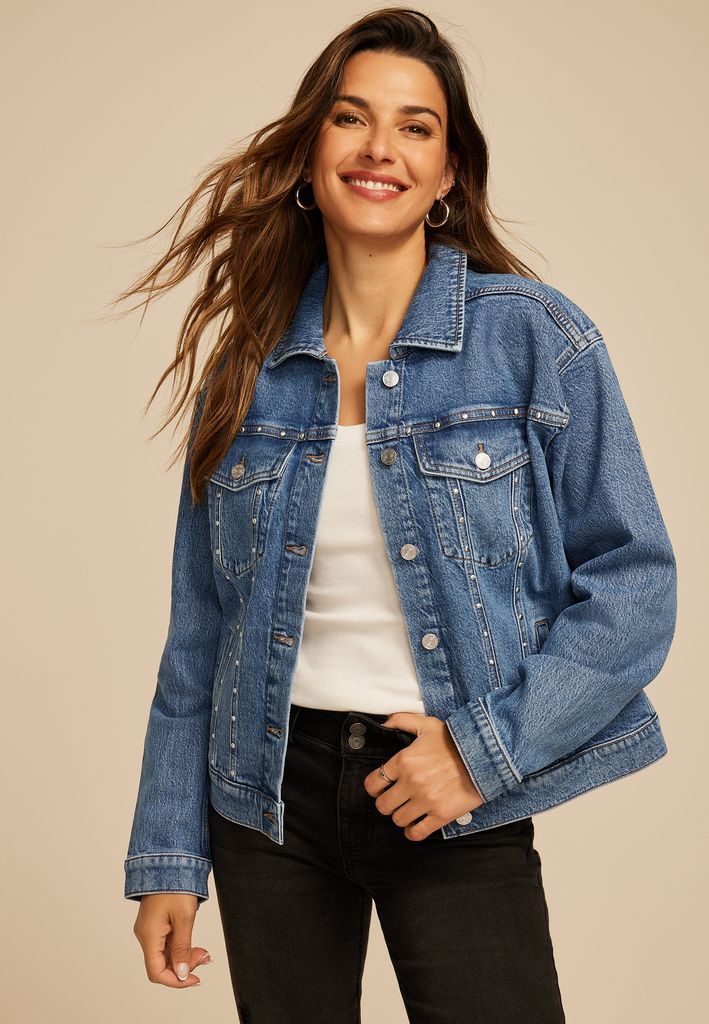 Studded Denim Jacket