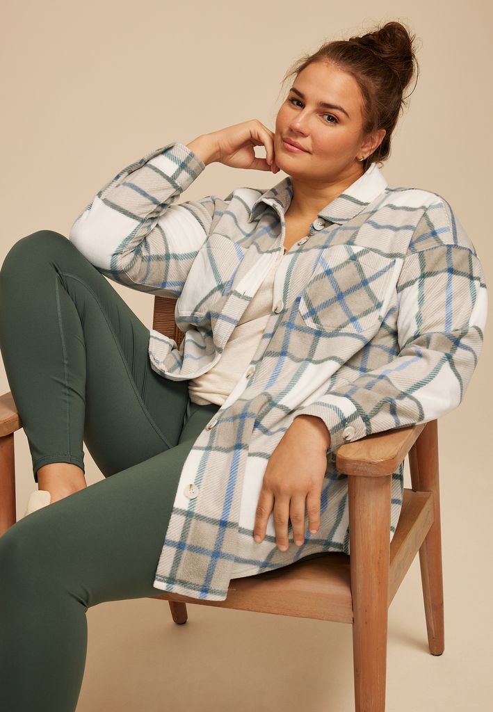 Plus Size Wilder Fleece Shacket - Image 3