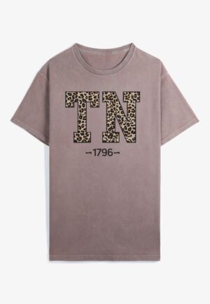 Plus Size Leopard State Relaxed Graphic Tee