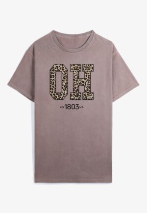 Plus Size Leopard State Relaxed Graphic Tee