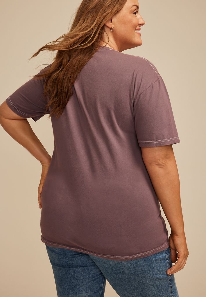 Plus Size Leopard State Relaxed Graphic Tee - Image 2
