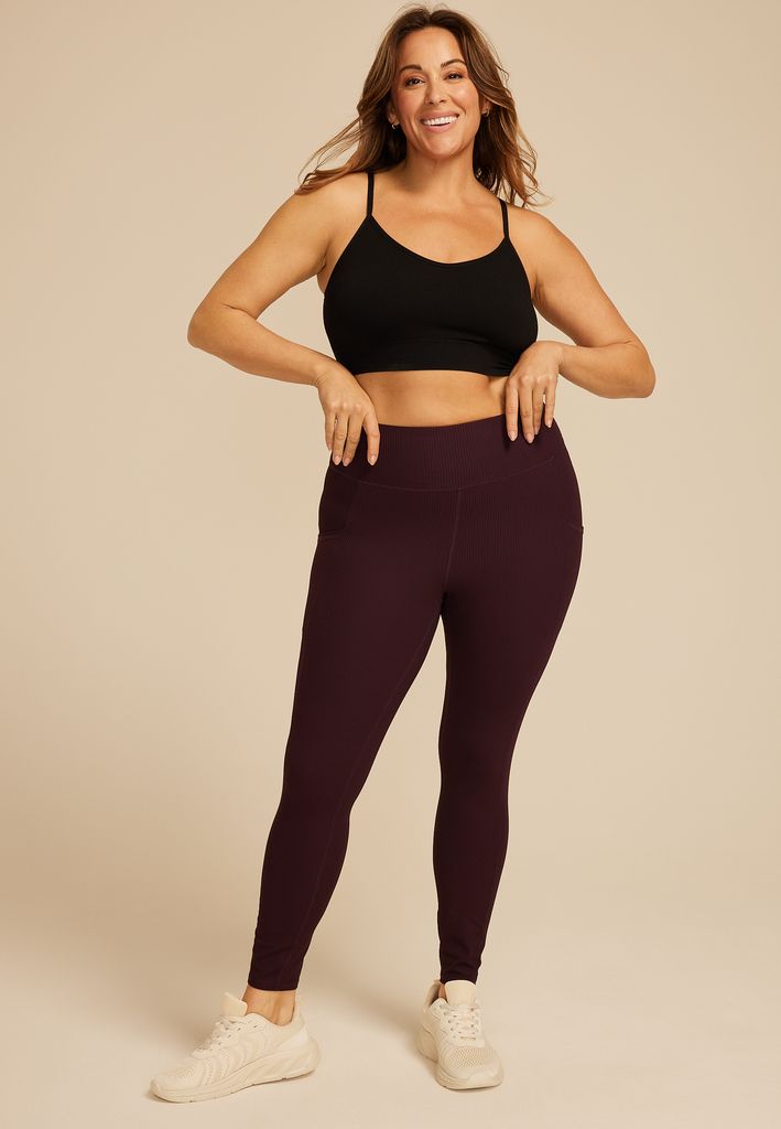 Plus Size Soft Rib High Rise Legging - Image 3