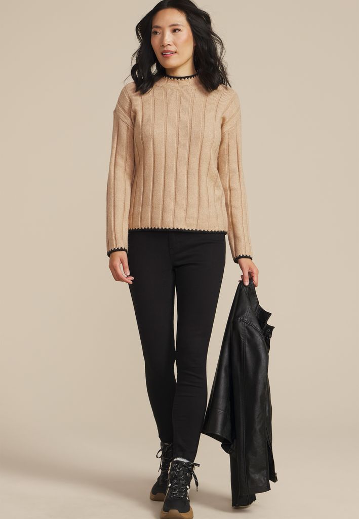 Whipstitch Mock Neck Sweater? - Image 3