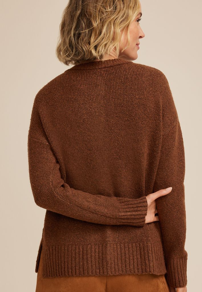 Knit Button Front Cardigan - Image 2