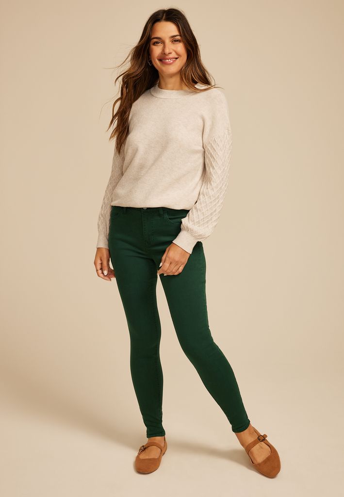 m jeans by maurices™ High Rise Color Jegging - Image 3