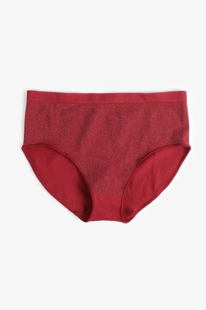 True Stretch Seamless Shimmer High Waist Hipster Panty