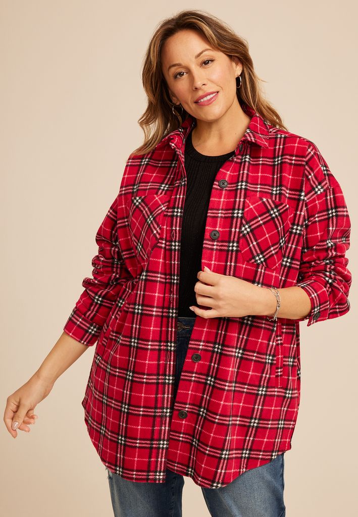 Plus Size Wilder Fleece Shacket