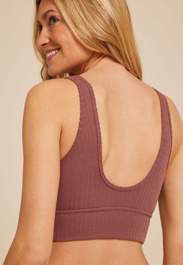 Simply Comfy Scalloped Edge Bralette - Image 2