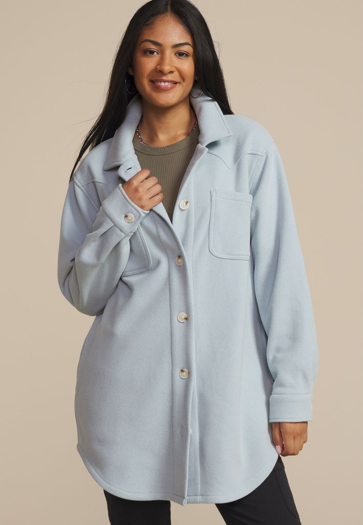 Bonded Fleece Shacket