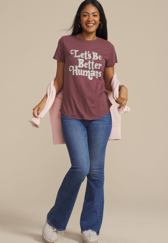 Lets Be Better Humans Classic Fit Graphic Tee - Image 3