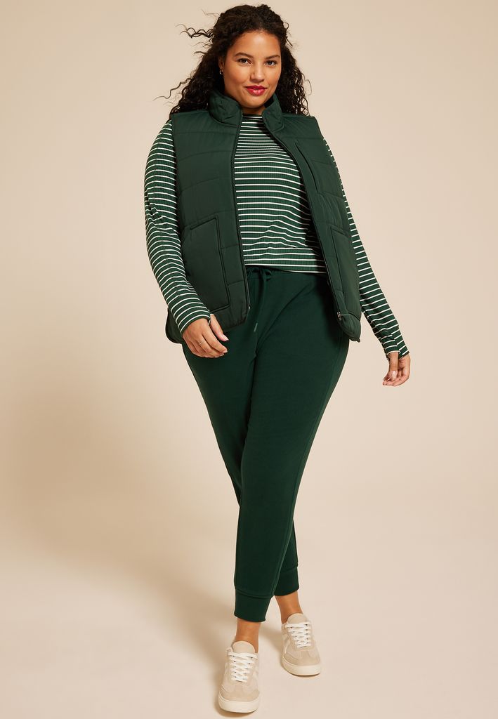 Plus Size Ribbed Tunic Top - Image 3