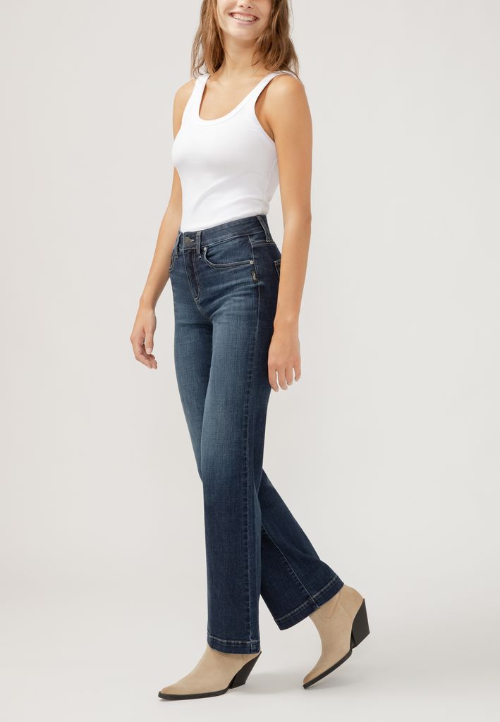 Silver Jeans Co.® Avery Curvy Luxe Stretch High Rise Trouser Jean - Image 3