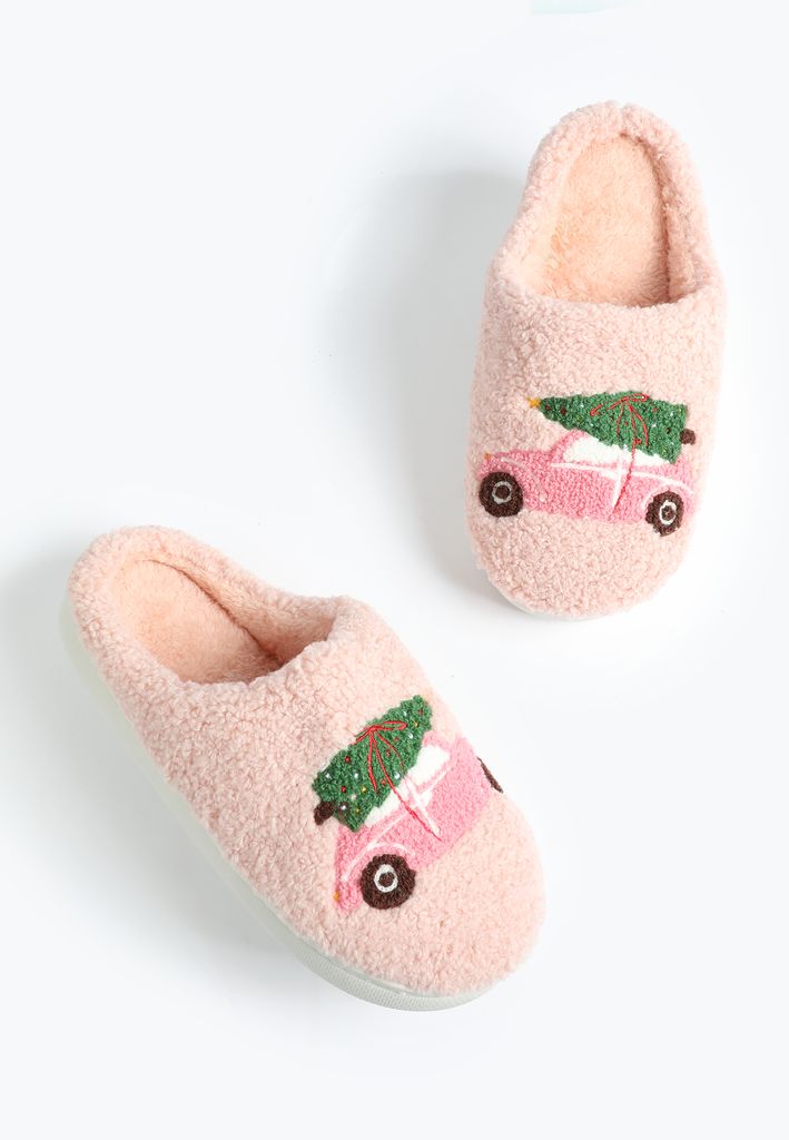 Holiday Sherpa Slippers - Image 2