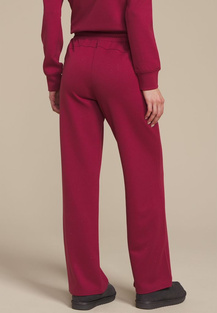 Sparkle Scuba Knit Wide Leg Sweatpants - Image 2