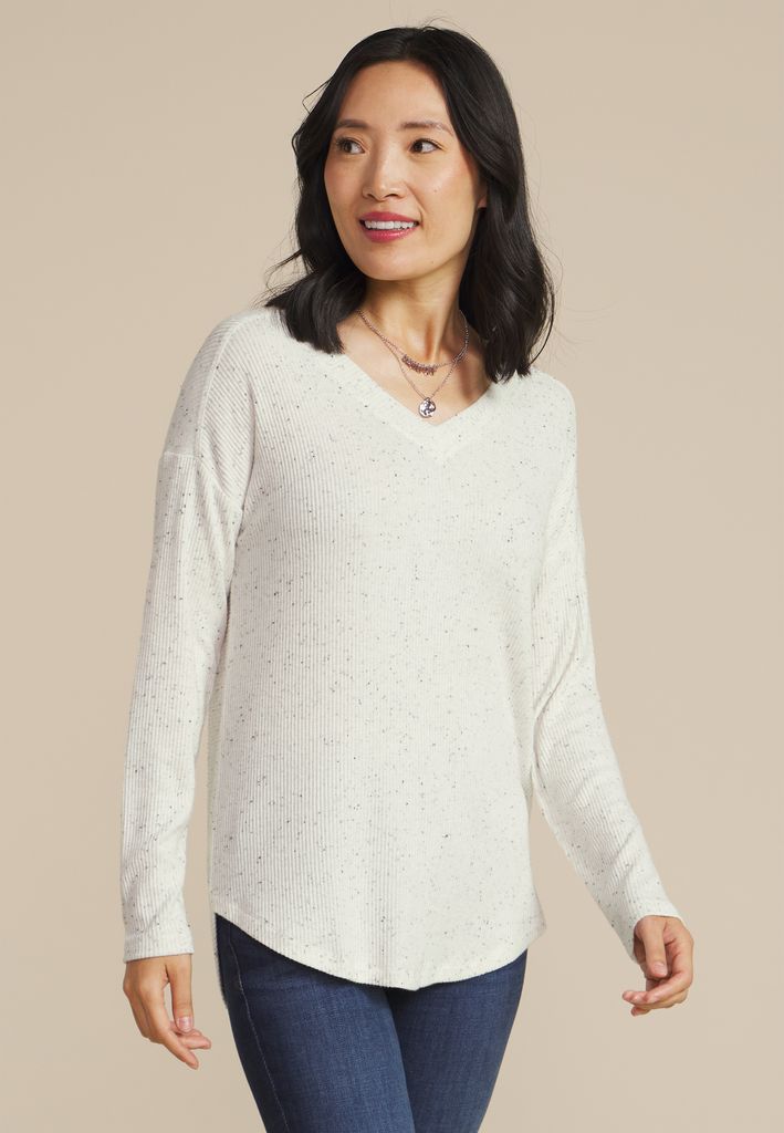 24/7 Berkley Speckled Long Sleeve Tee