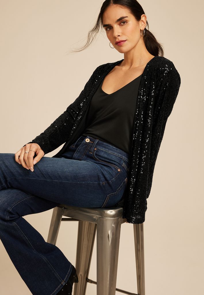 Studio Y Sequin Cardigan - Image 3