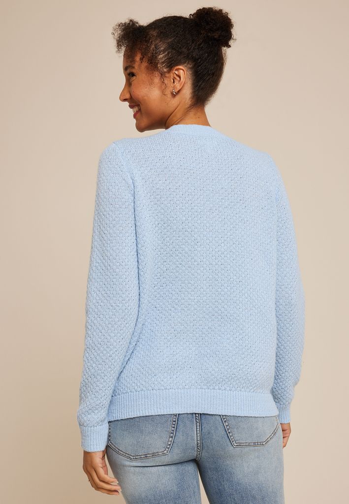 Metallic V Neck Sweater - Image 2