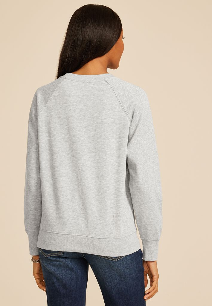 State Embroidered Crew Neck Sweatshirt - Image 2