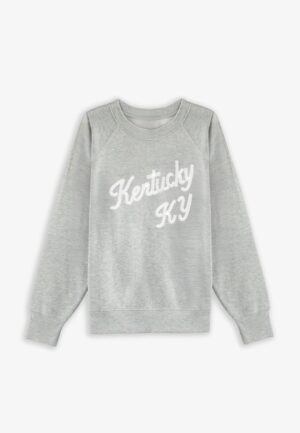 Plus Size State Embroidered Crew Neck Sweatshirt