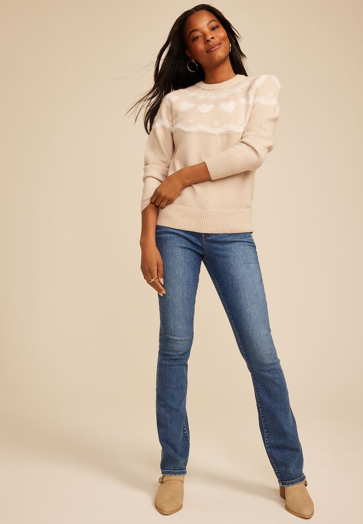 Heart Fair Isle Sweater