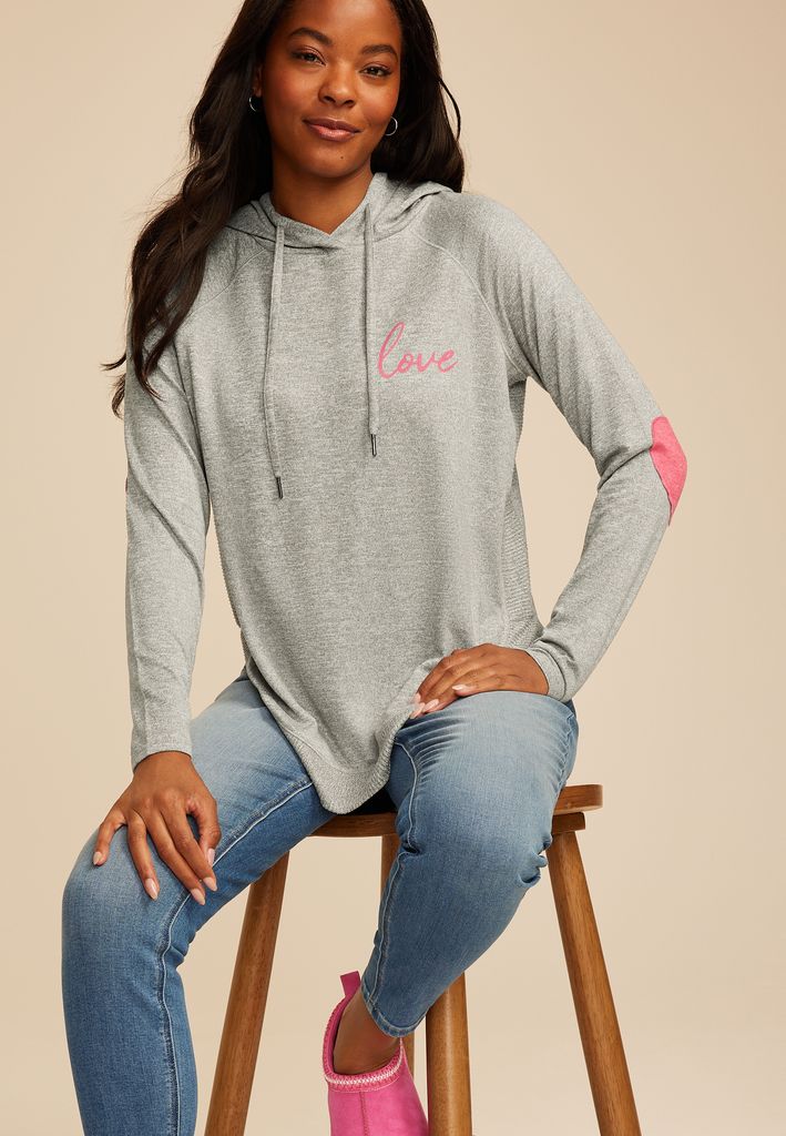 Haven Love Heart Patch Hoodie - Image 3