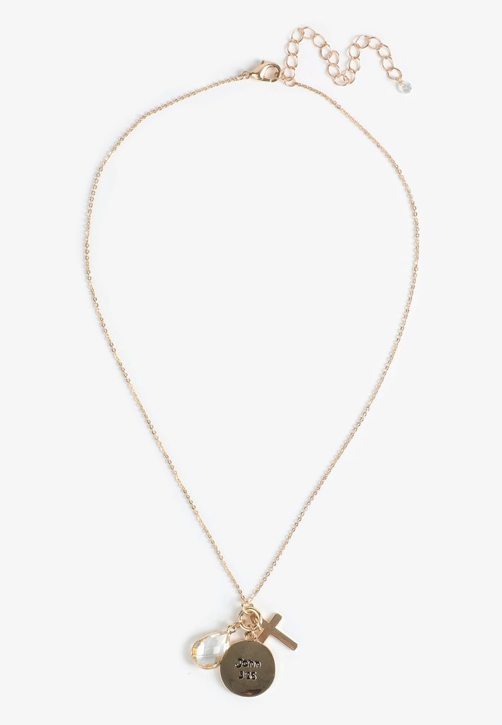 John 3 16 Charm Pendant Necklace - Image 2
