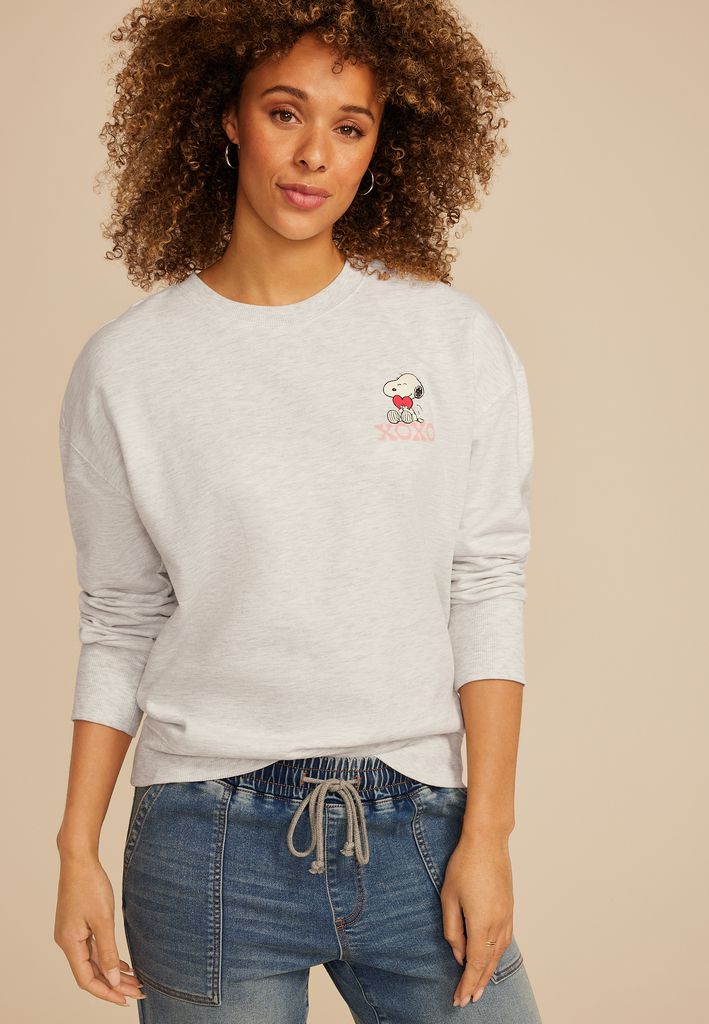 Peanuts Snoopy And Friends Relaxed Fit Sweatshirt