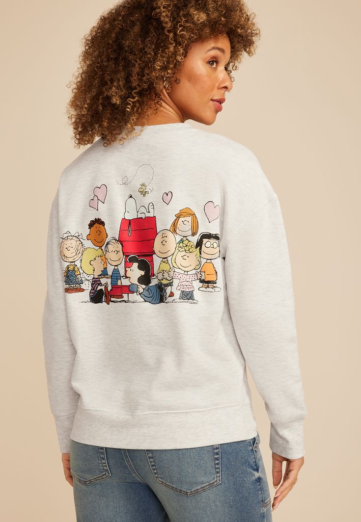 Peanuts Snoopy And Friends Relaxed Fit Sweatshirt - Image 2