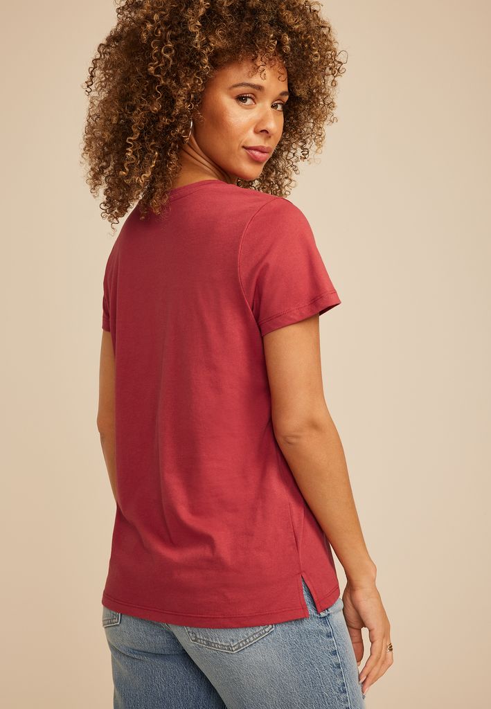 Peanuts Snoopy Heart Classic Fit Graphic Tee - Image 2