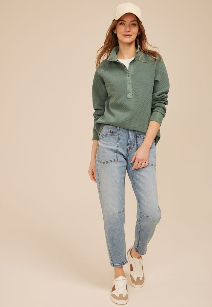 Ottoman Snap Button Sweatshirt - Image 3