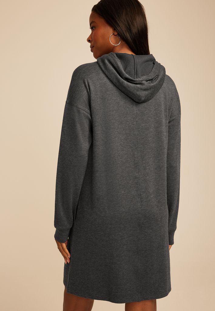 Hooded Sweatshirt Dress - Image 2