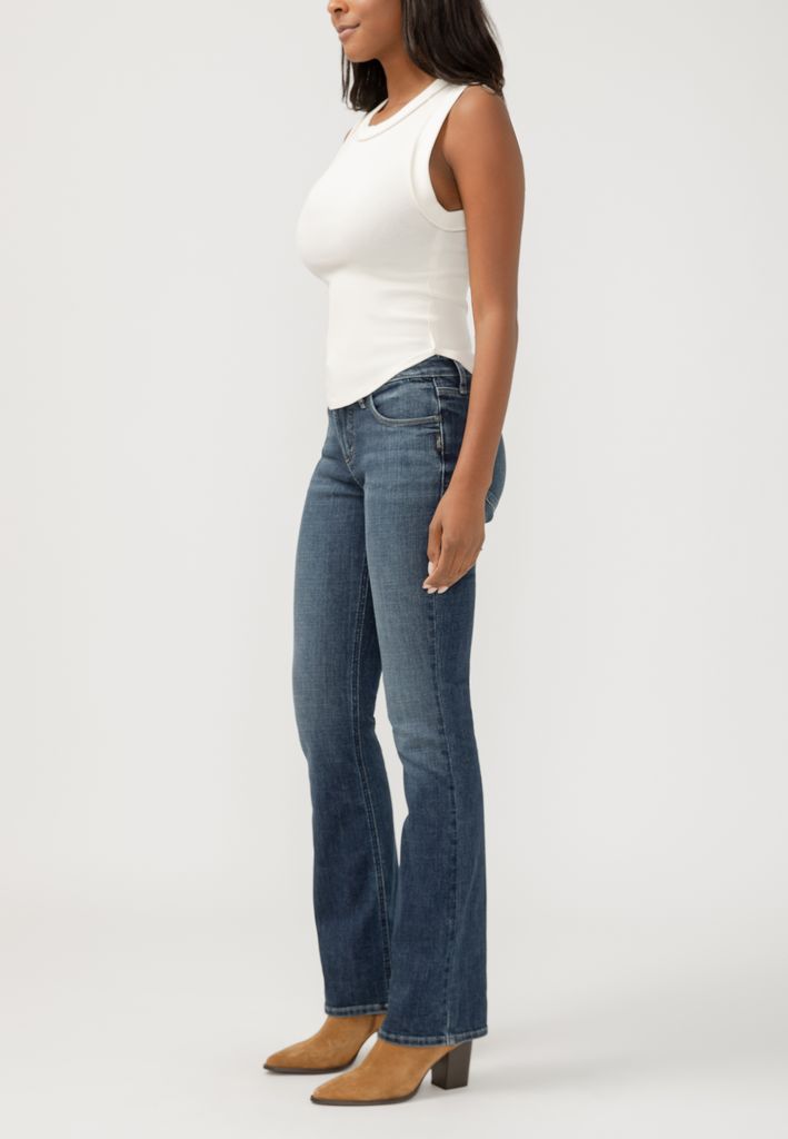Silver Jeans Co.® Suki Curvy Mid Rise Luxe Stretch Slim Boot Jean - Image 3
